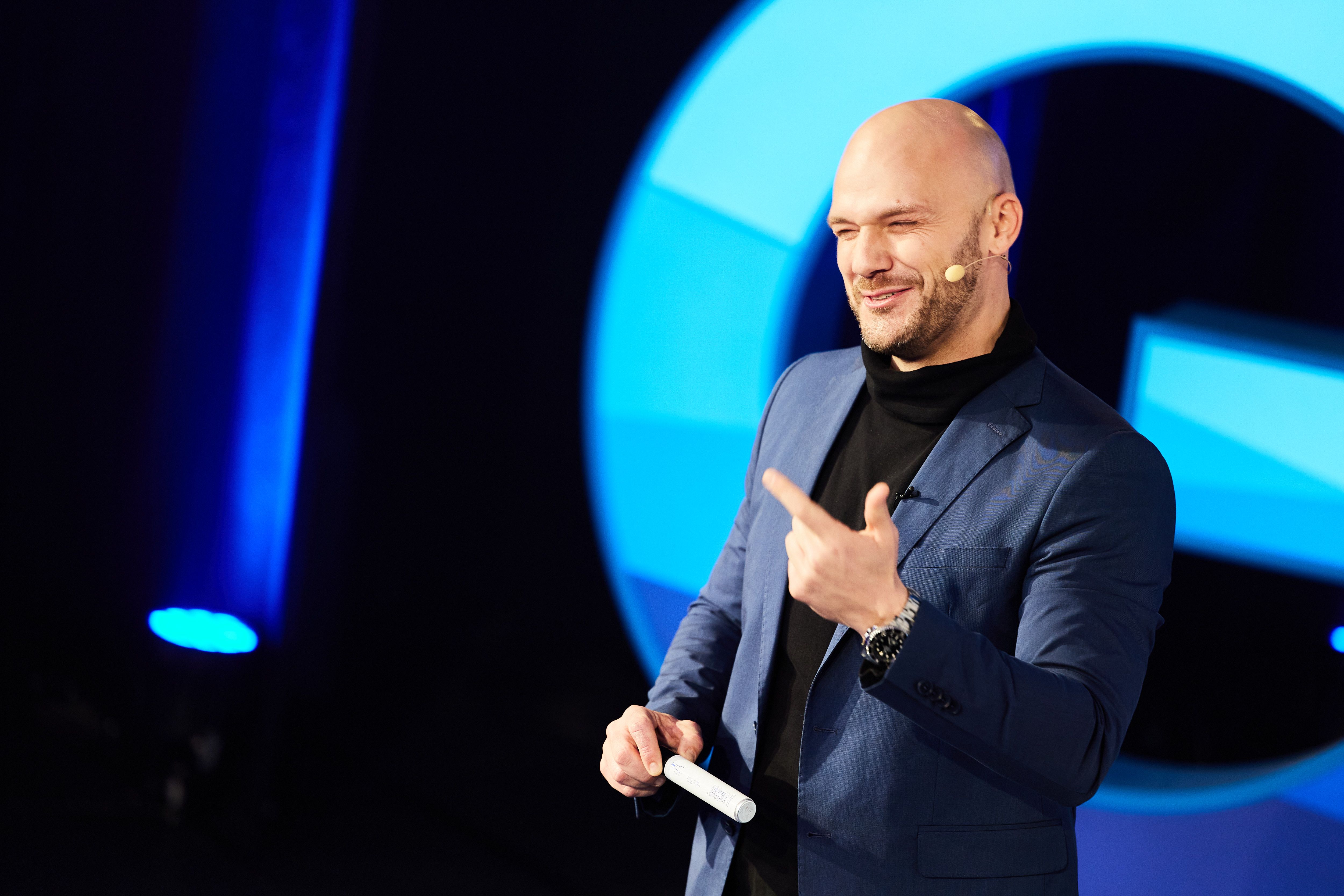 Mitch beim Speaker-Auftritt, Lernen und Methode entwickeln
